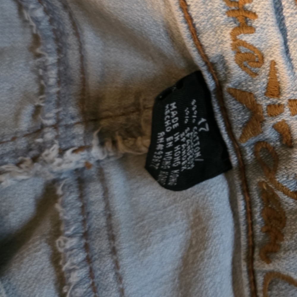 Arizona Jean Company Light Blue Wide Leg Jeans Size Women 17 - Picture 5 of 5